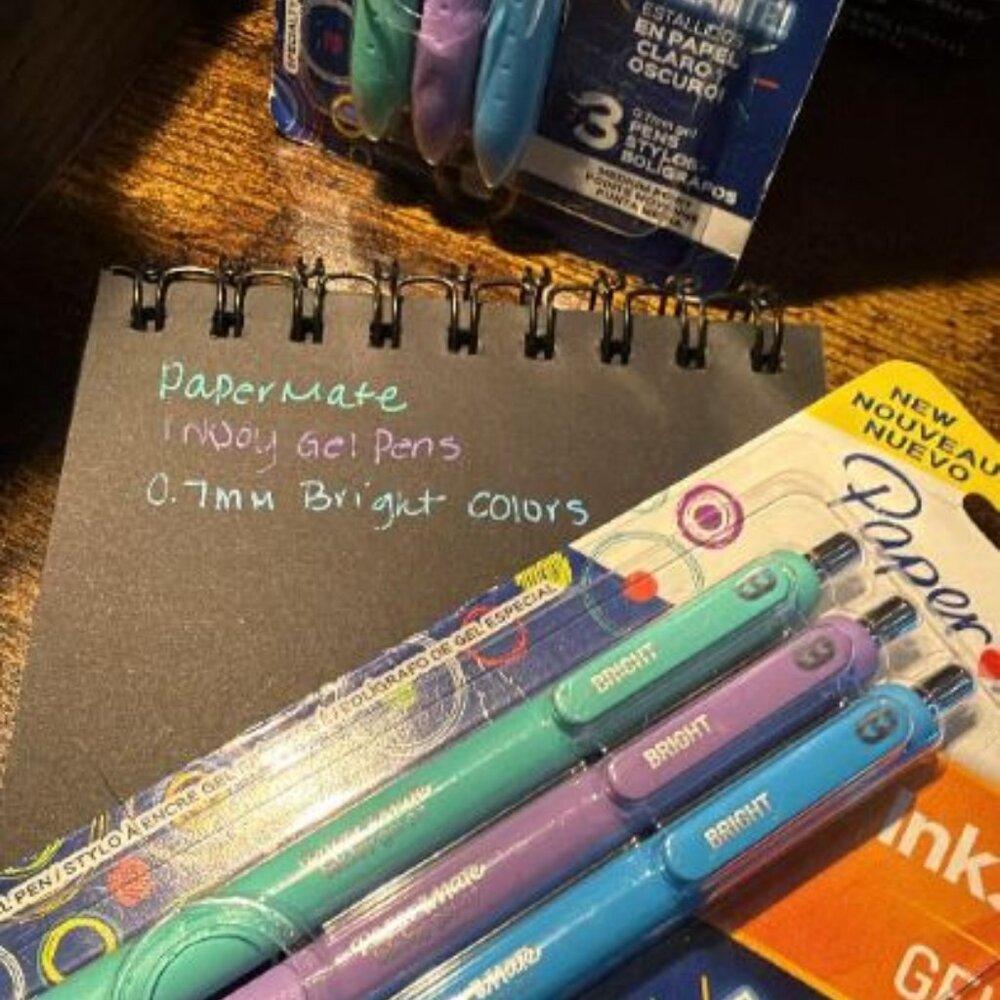 Papermate Inkjoy Gel Pens 3CT 0.7mm BRIGHT - NEW
